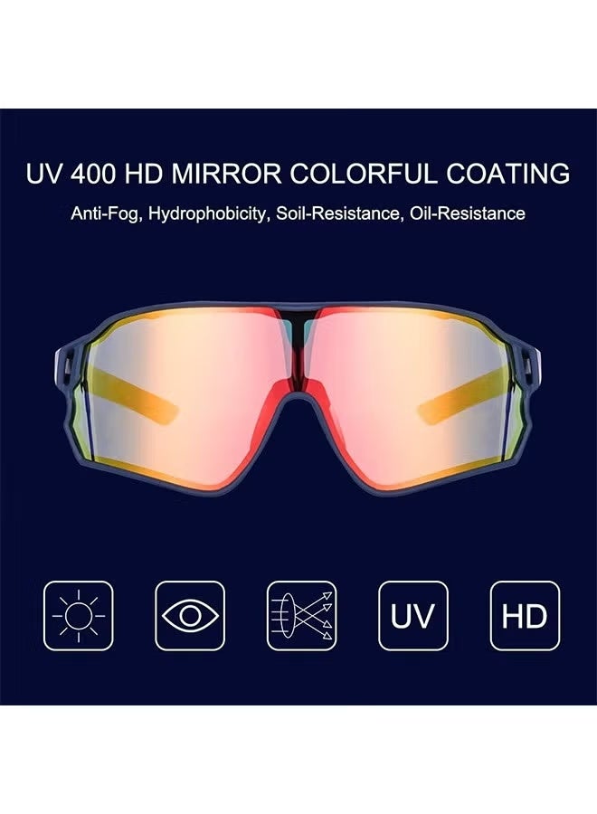 روكبروز نظارات شمسية ROCKBROS مستقطبة للحماية من الأشعة فوق البنفسجية للنساء والرجال لركوب الدراجات - Image 2